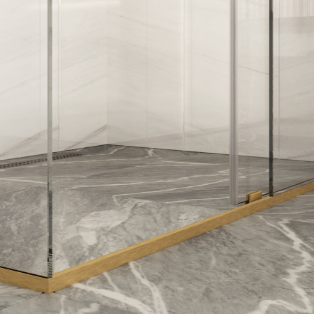 Комплект фурнитуры СП-ПБЗ3 для раздвижной душевой кабины из стекла